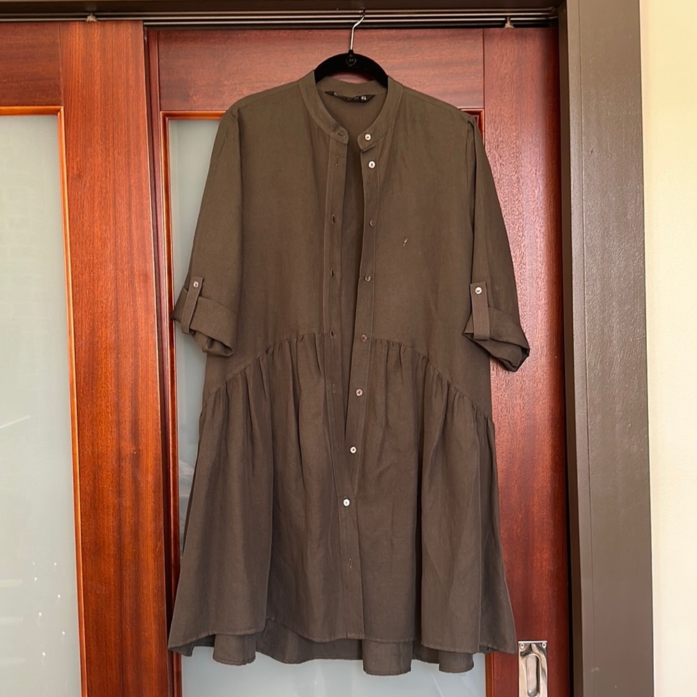 Brown dress by Zara